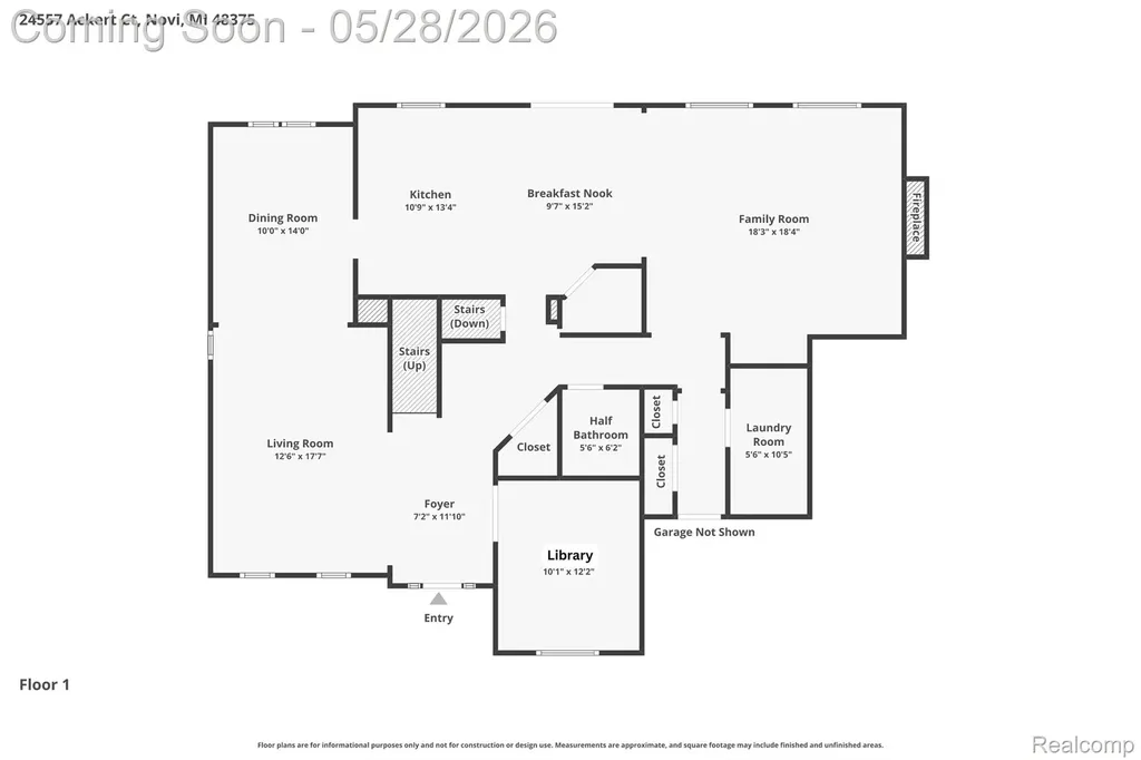 24557 Ackert Court Novi City MI 48375