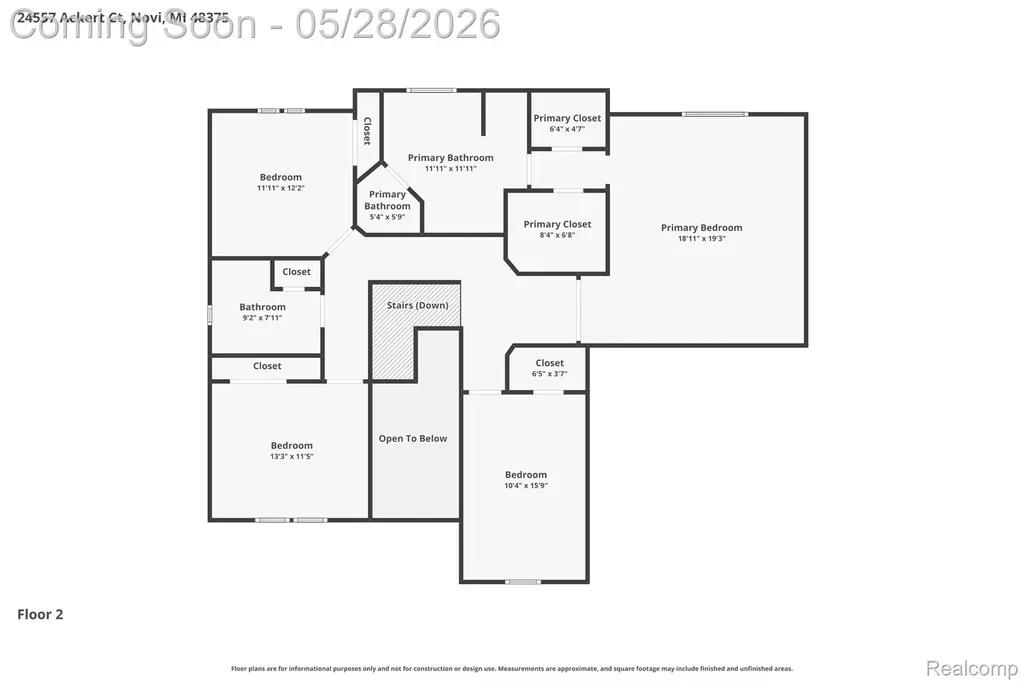 24557 Ackert Court Novi City MI 48375