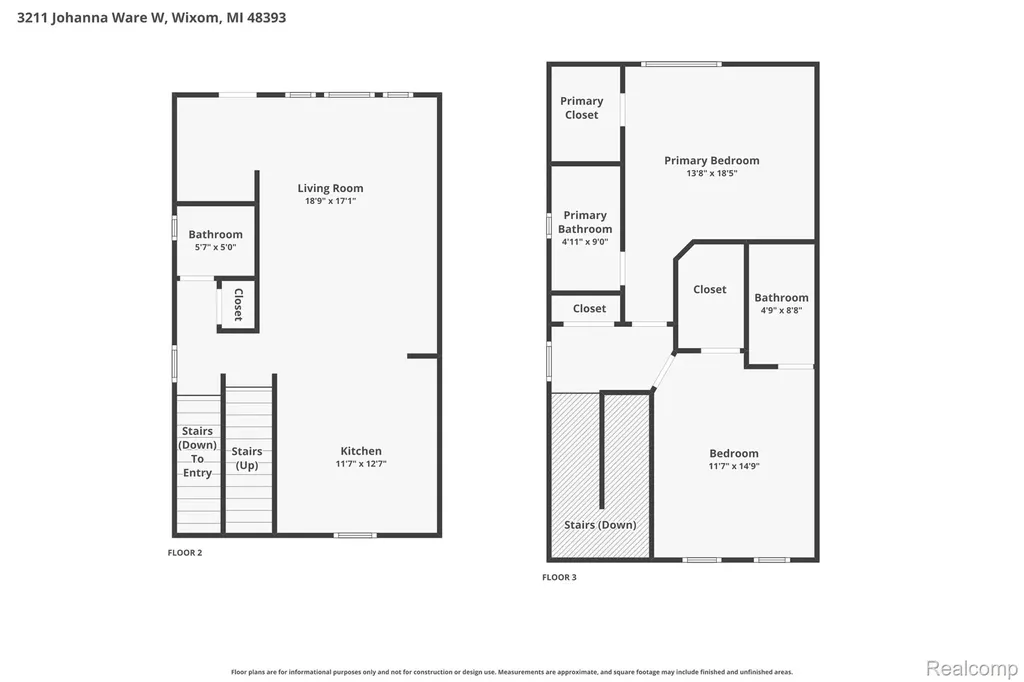 3211 Johanna Ware Wixom City MI 48393