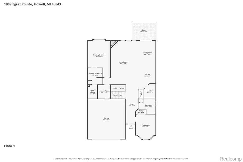 1909 Egret Pointe Genoa Township MI 48843