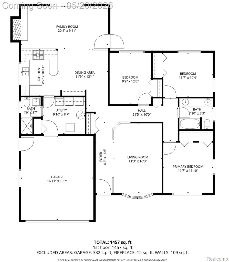 45078 Vanker Avenue Utica City MI 48317
