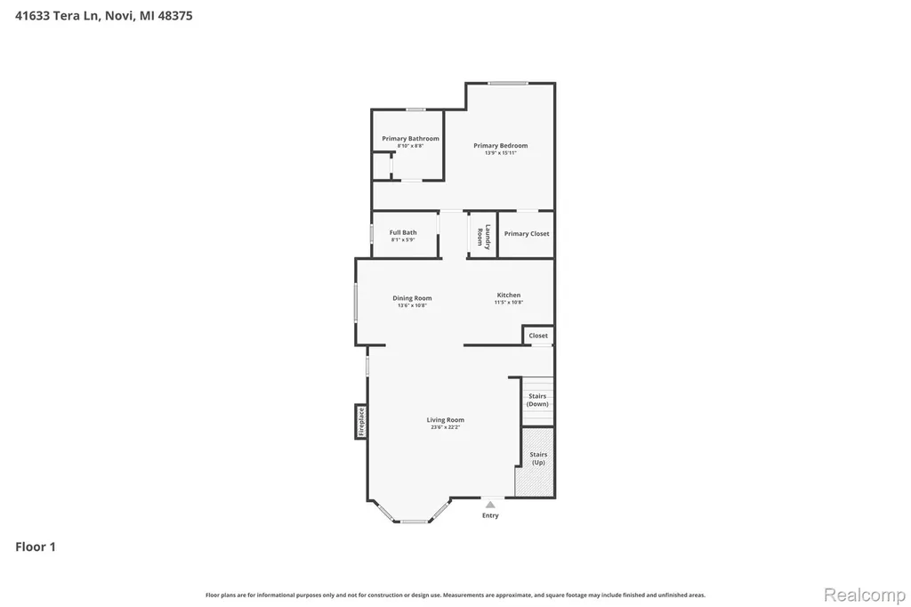 41633 Tera Lane Novi City MI 48375