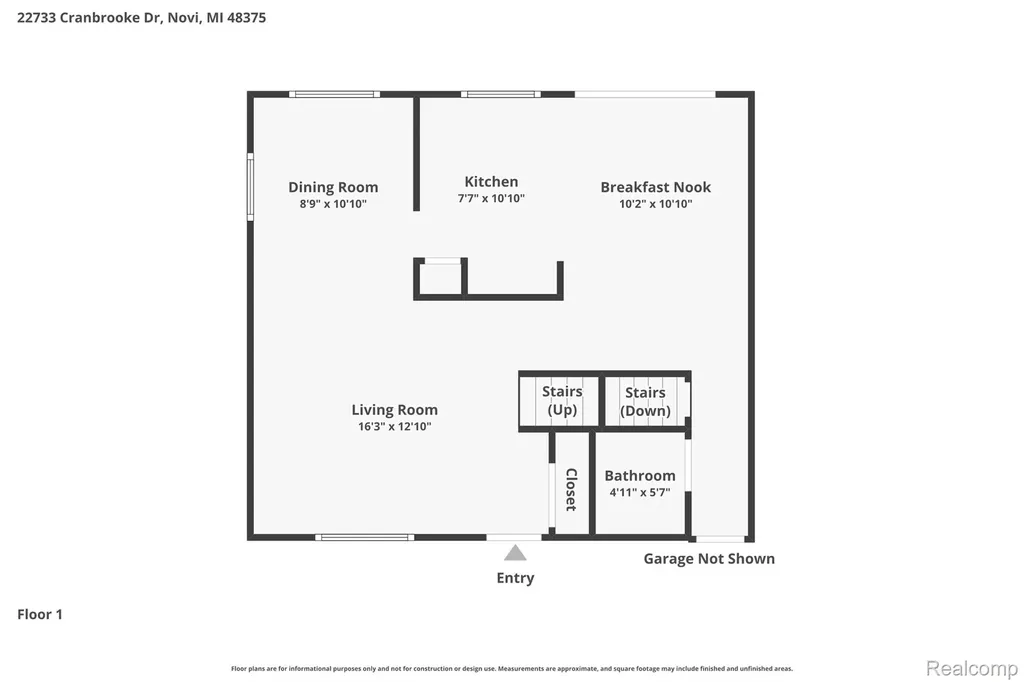 22733 Cranbrooke Drive Novi City MI 48375