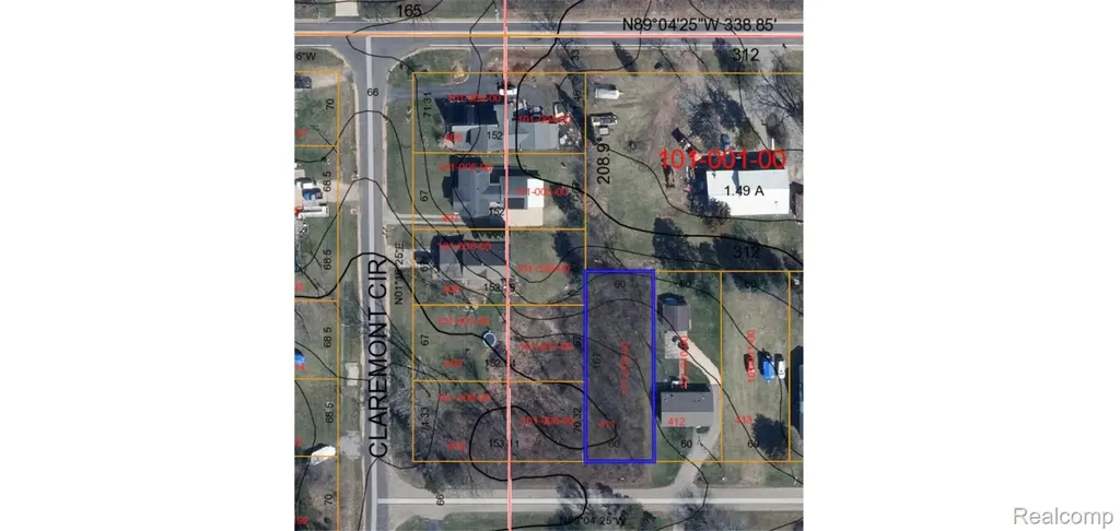 V/l Claremont Circle Columbia Township MI 49230