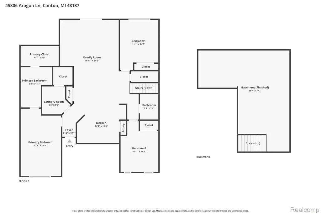 45806 Aragon Lane Canton Charter Township MI 48187