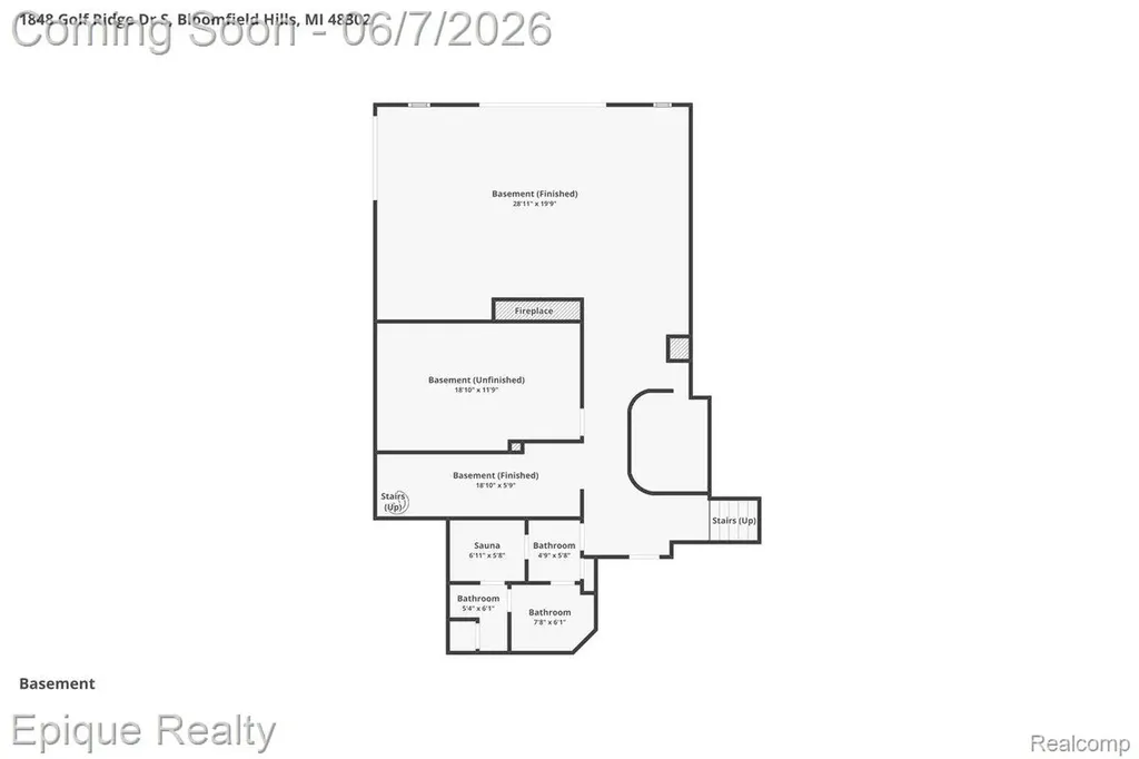1848 Golf Ridge Drive S Bloomfield Hills City MI 48302