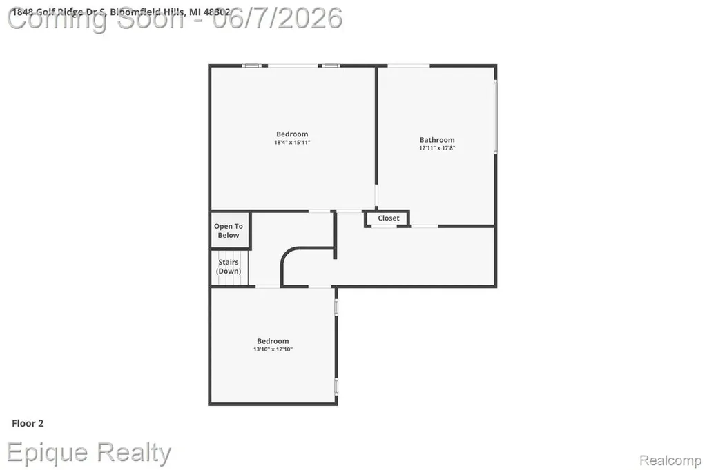 1848 Golf Ridge Drive S Bloomfield Hills City MI 48302