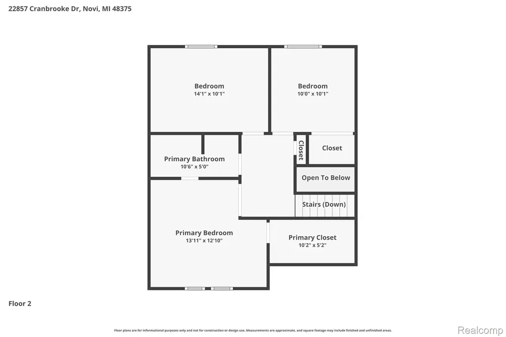 22857 Cranbrooke Drive Novi City MI 48375