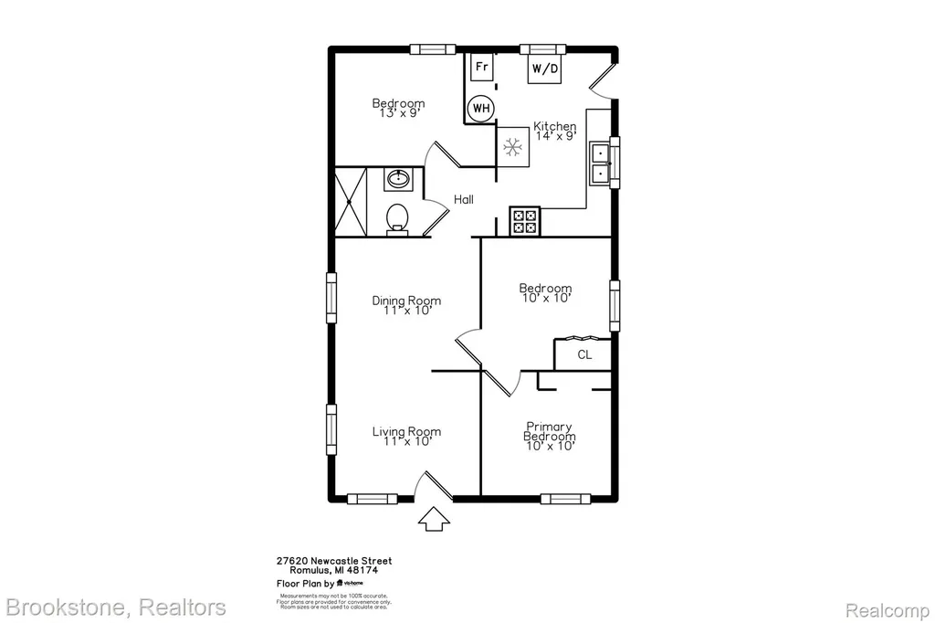 27620 Newcastle Street Romulus City MI 48174