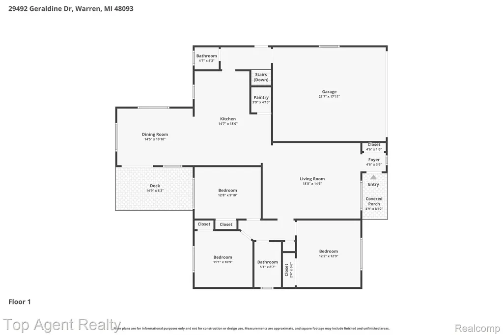 29492 Geraldine Drive Warren City MI 48093