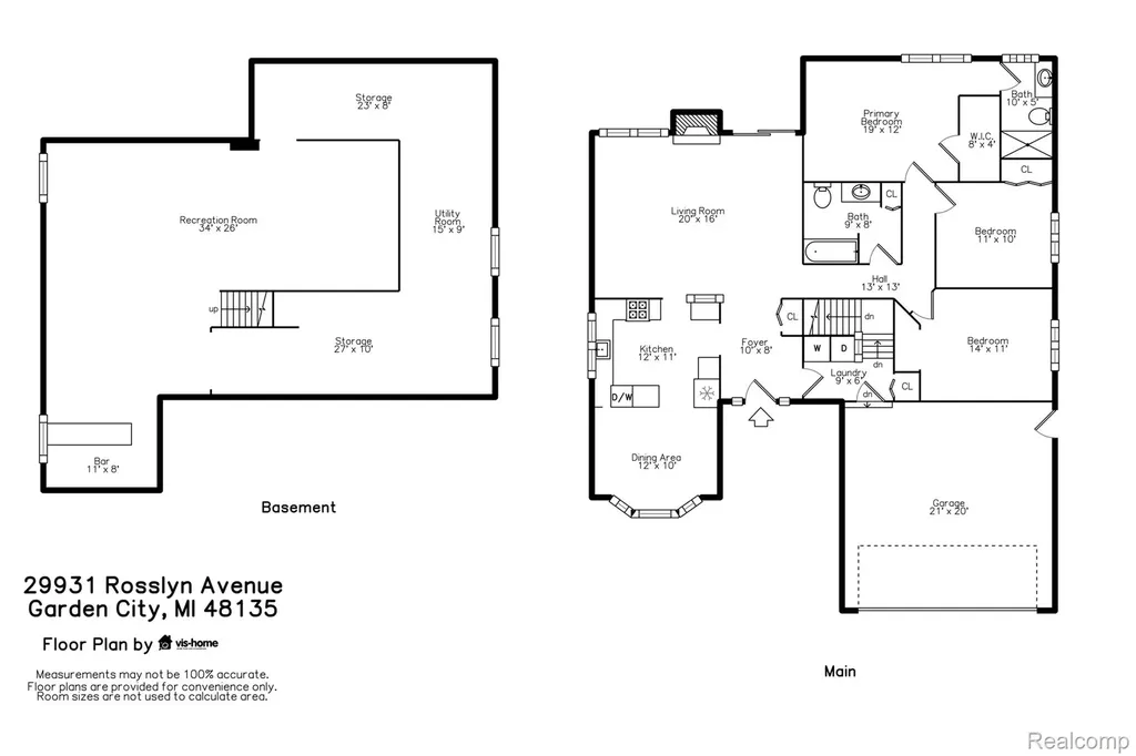 29931 Rosslyn Avenue Garden City City MI 48135