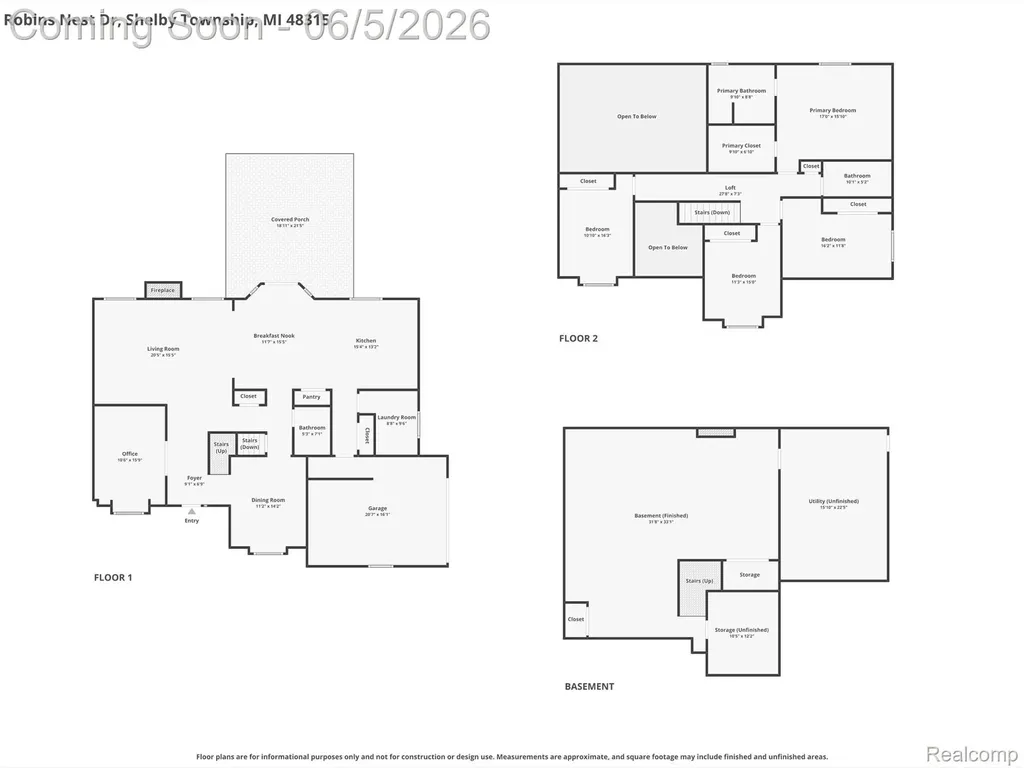 47289 Robins Nest Drive Shelby Charter Township MI 48315