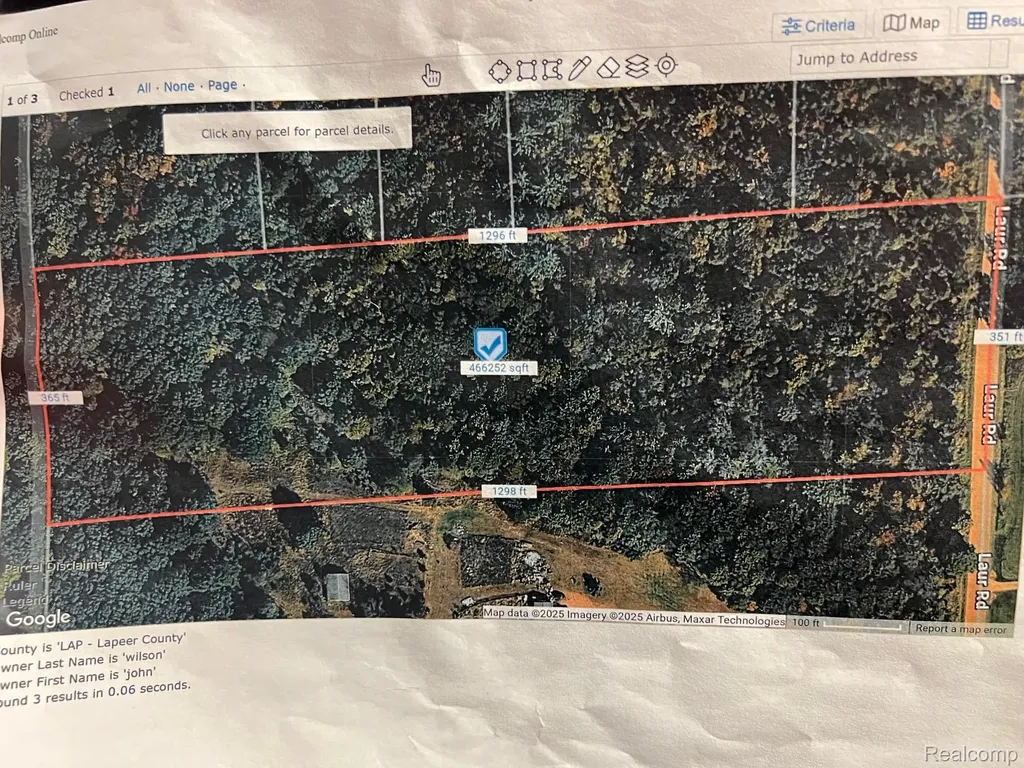 10.10 Acres Laur Deerfield Township MI 48461