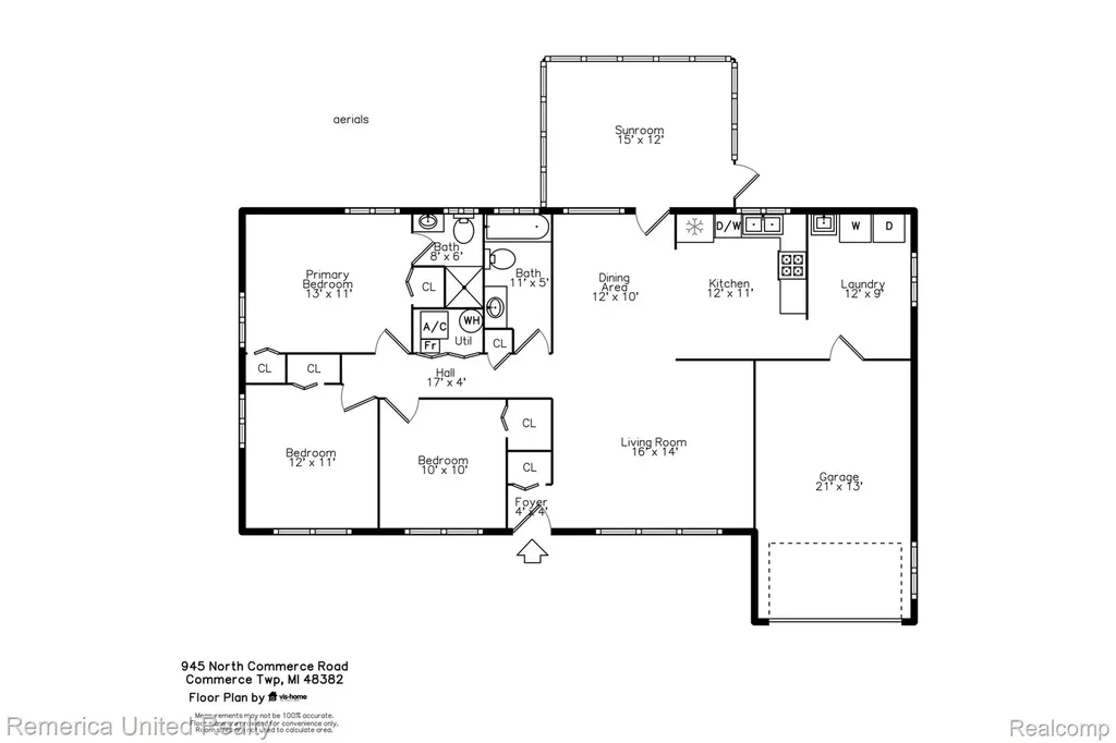 945 N Commerce Road Commerce Charter Township MI 48382