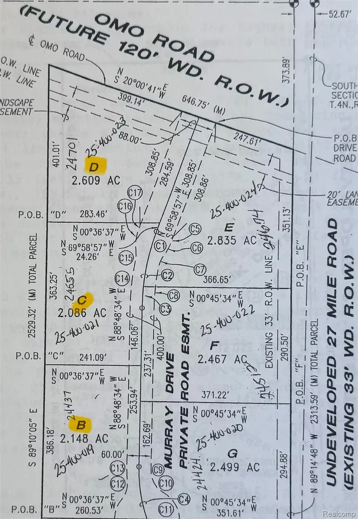 24555 Murray Lot C Drive Ray Township MI 48096