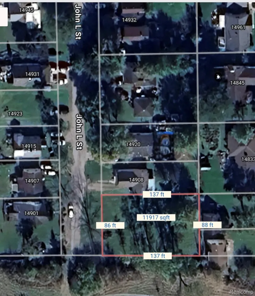 Vacant Lot John L Street Berlin Charter Township MI 48134