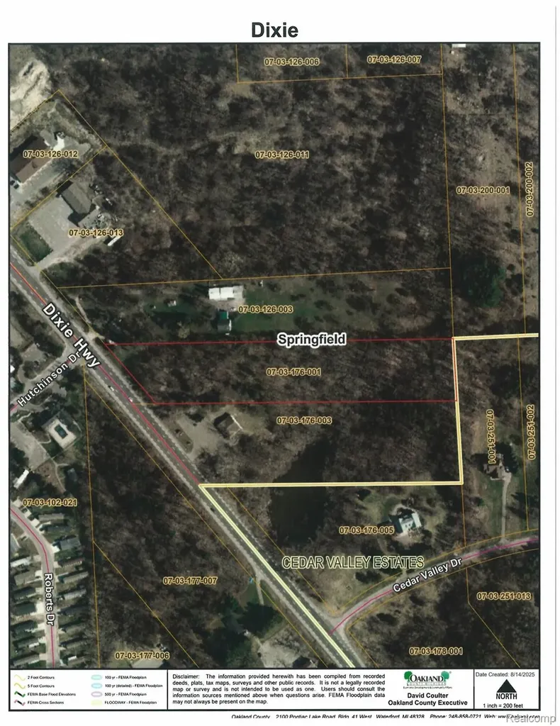V/l Dixie Highway Springfield Charter Township MI 48350