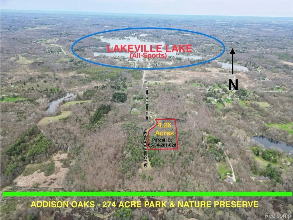 4.23 Acres Vl - Knights Bridge Road Addison Township MI 48367