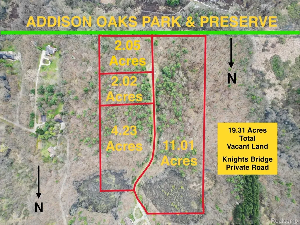 2.02 Acres Vl - Knights Bridge Road Addison Township MI 48367