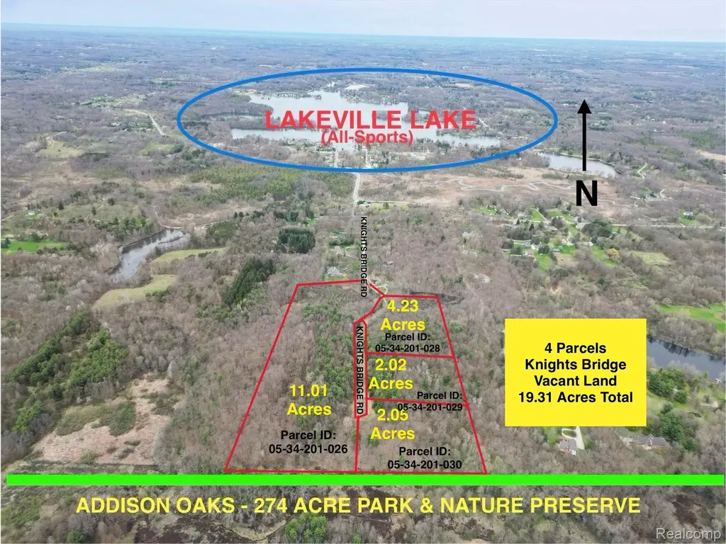 2.02 Acres Vl - Knights Bridge Road Addison Township MI 48367