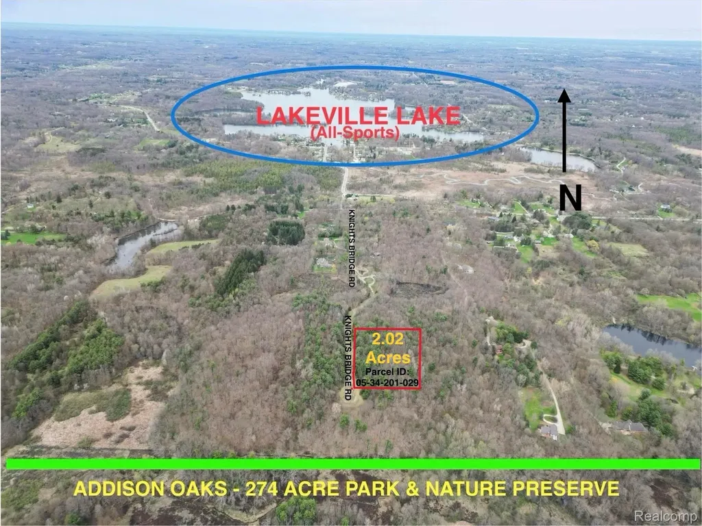 2.02 Acres Vl - Knights Bridge Road Addison Township MI 48367