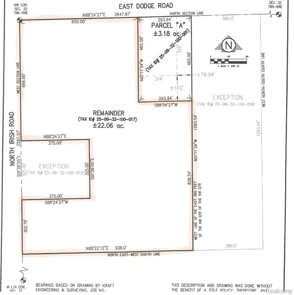 V/l N Irish Road Forest Township MI 48463
