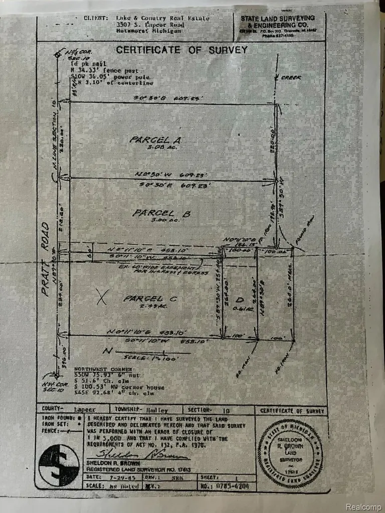 00 Pratt Road Hadley Township MI 48455