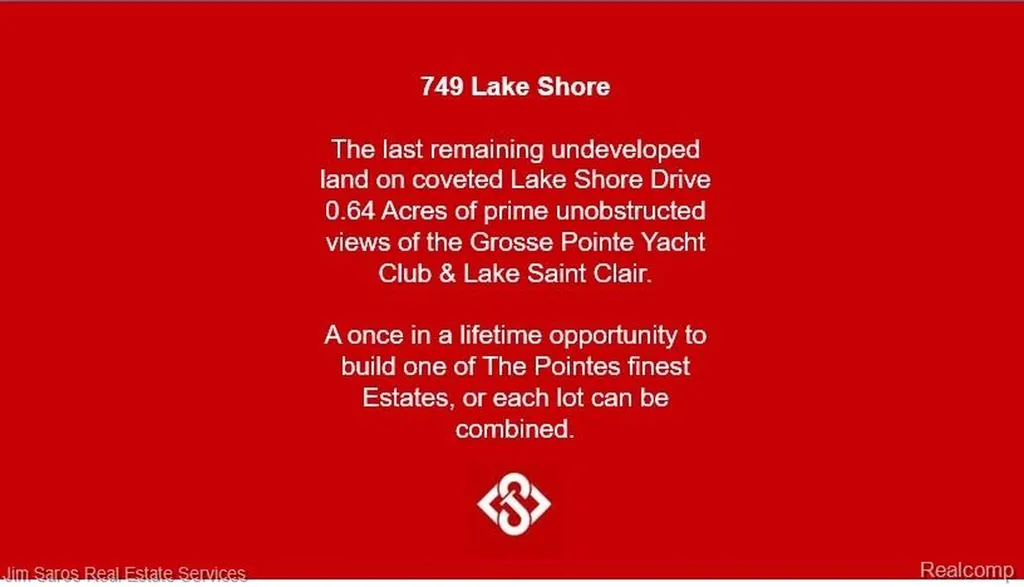 749 Lake Shore Road Village Of Grosse Pointe Shores City MI 48236
