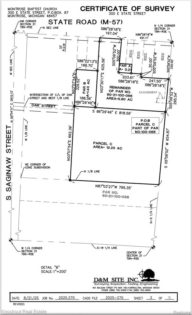 000 Oak Street Montrose City MI 48457