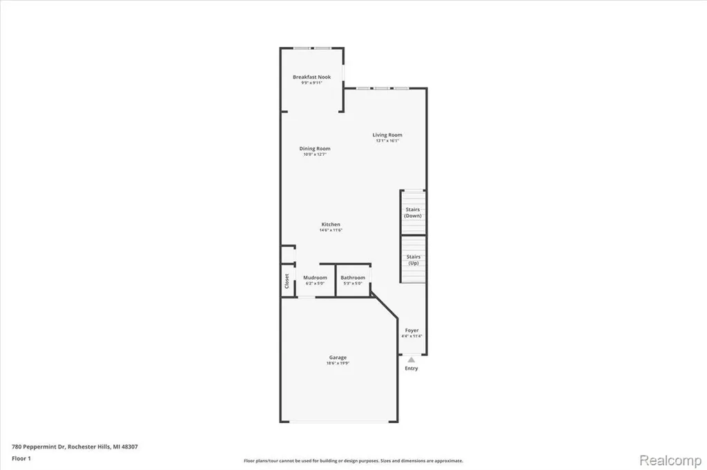 780 Peppermint Drive Rochester Hills City MI 48307