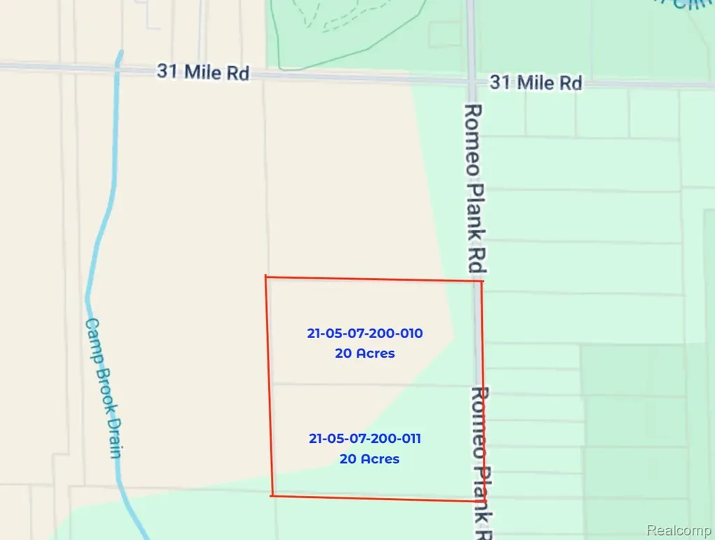 0000 Romeo Plank Road Ray Township MI 48096