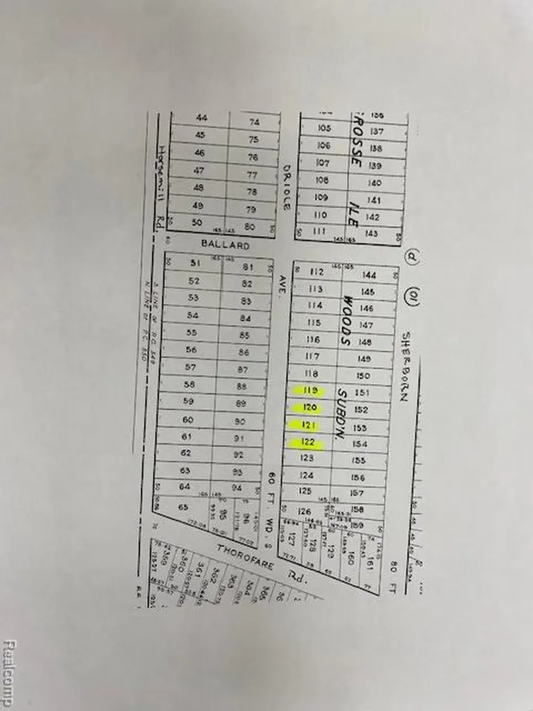 Vacant Oriole Avenue Grosse Ile Township MI 48138