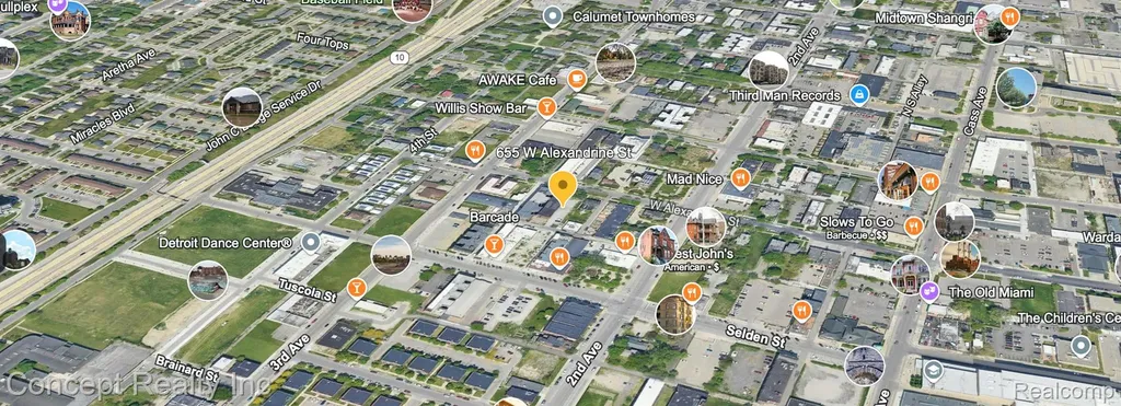655 W Alexandrine Street Detroit City MI 48201
