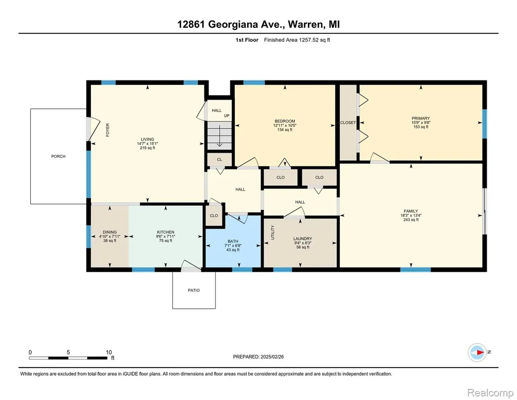 12861 Georgiana Avenue Warren City MI 48089