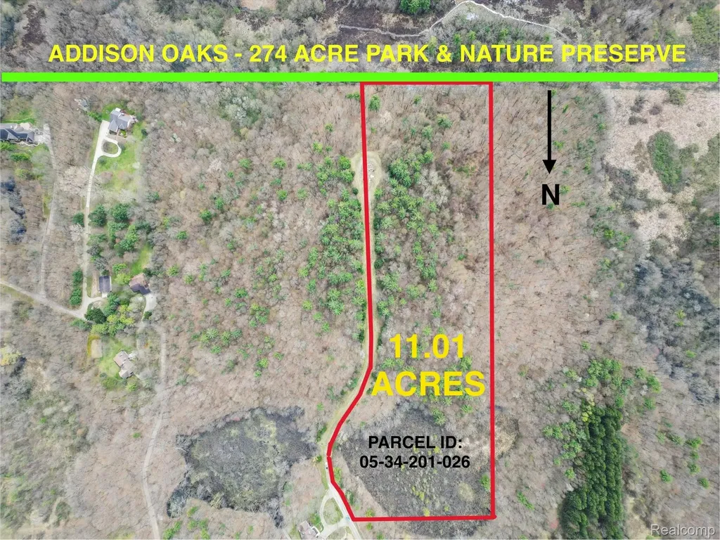 11.01 Acres Vacant Land Knights Bridge Road Addison Township MI 48367