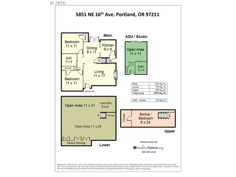 5851 NE 16th Avenue Portland OR 97211