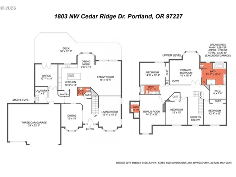 1803 NW Cedar Ridge Drive Portland OR 97229
