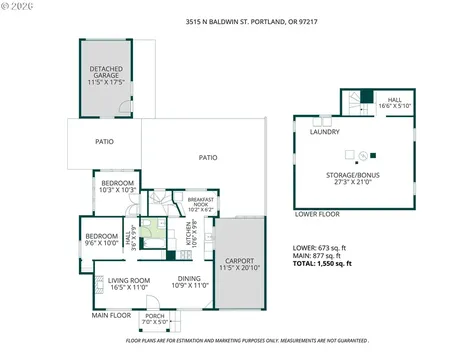 3515 N Baldwin Street Portland OR 97217