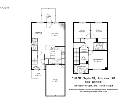 190 NE Skylar Street Hillsboro OR 97124