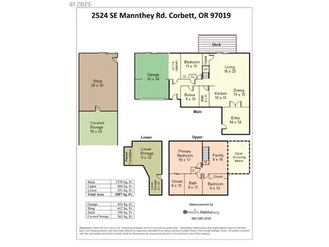 2524 SE Mannthey Road Corbett OR 97019