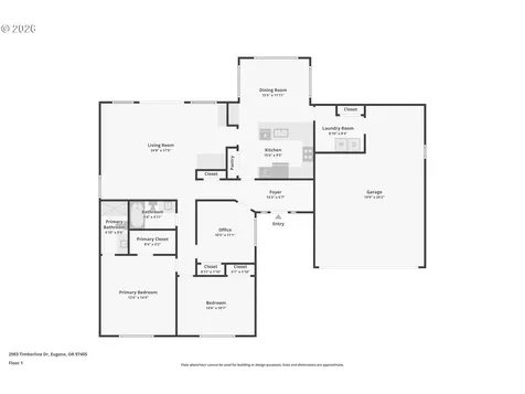 2983 Timberline Drive Eugene OR 97405