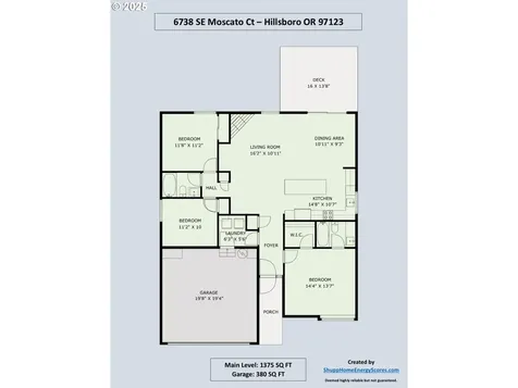 6738 SE Moscato Court Hillsboro OR 97123