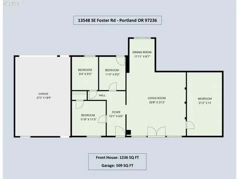13548 SE Foster Road Portland OR 97236