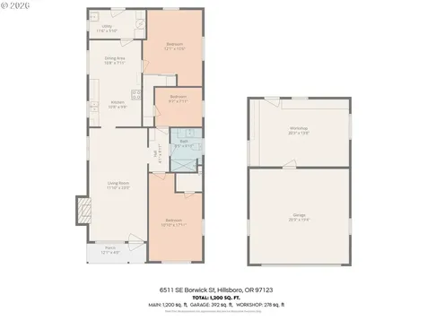 6511 SE Borwick Street Hillsboro OR 97123