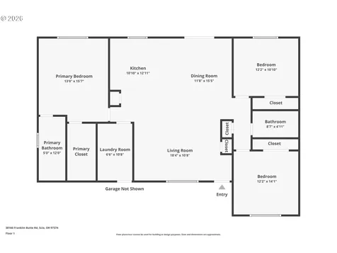 38160 Franklin Butte Road Scio OR 97374