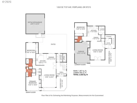 1263 SE 71st Avenue Portland OR 97215