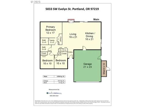 5033 SW Evelyn Street Portland OR 97219