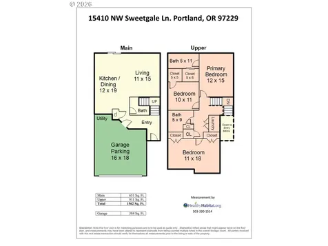 15410 NW Sweetgale Lane Portland OR 97229