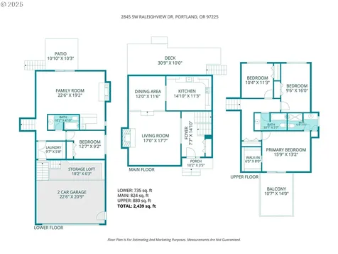 2845 SW Raleighview Drive Portland OR 97225