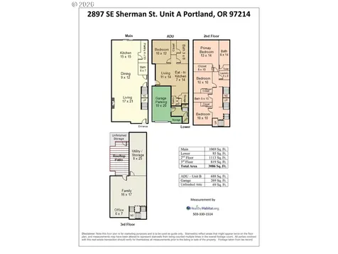 2897 SE Sherman Street Portland OR 97214